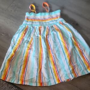 Girls Carter's Kid Cotton Striped Dress Size 5A